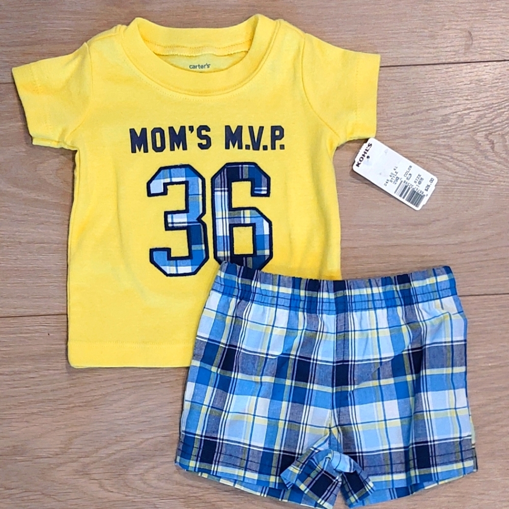 5/$25 NWT Carter's Shorts Set - 3 months